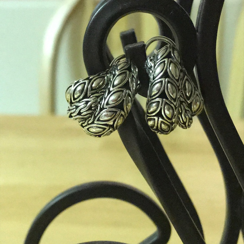 John Hardy authentic .925 sterling Silver earrings